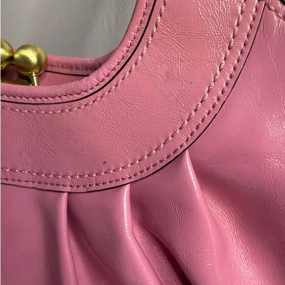 y2k COACH 2008 Pink 12520 Patented Leather Ergo Shoulder Bag - Picture 16 of 16